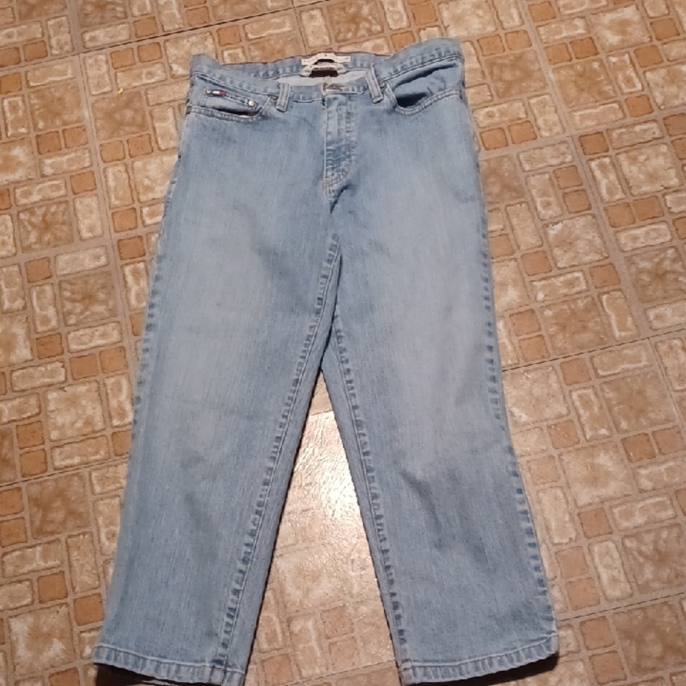 Tommy Hilfiger Light Blue Straight Jeans Boyfriend Size 6